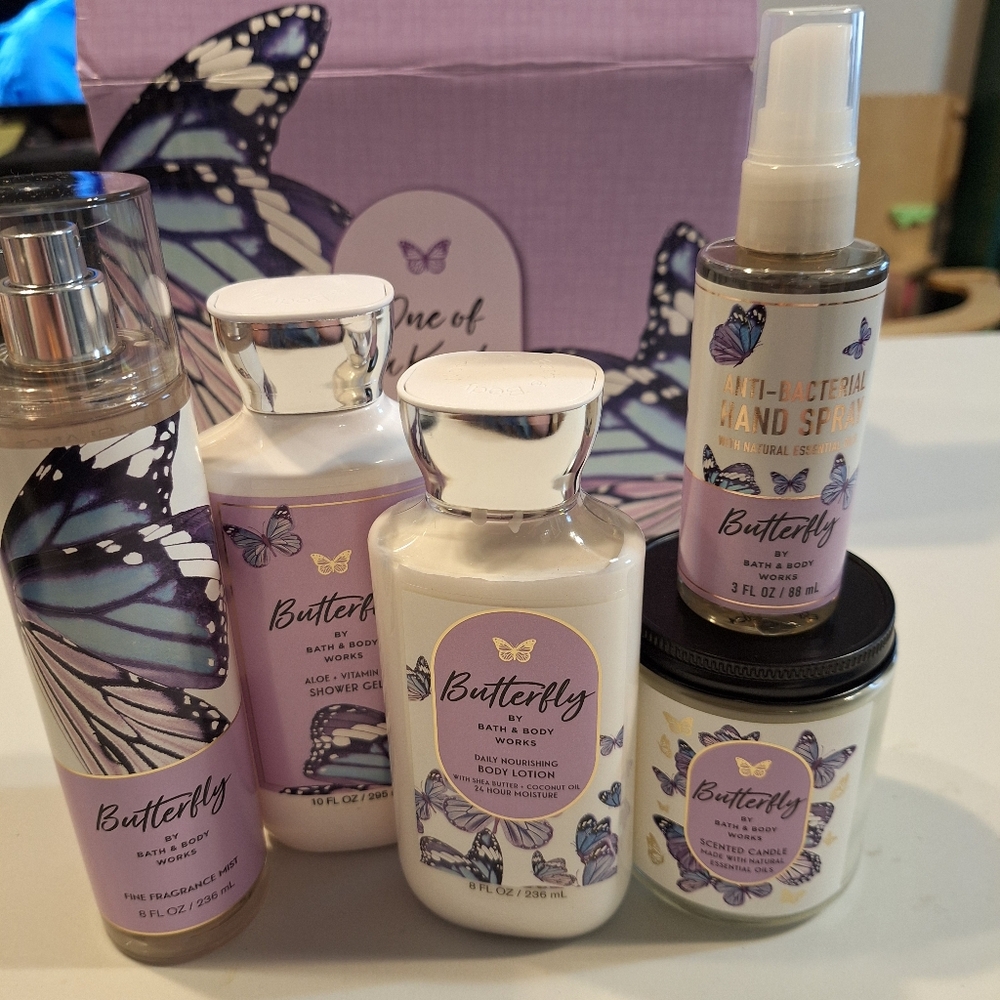 Butterfly Bath And Body Works Set